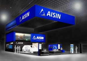 Aisin CES 2019 booth