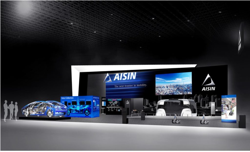 AISIN Group CES 2020 booth #8509 at Las Vegas Convention Center