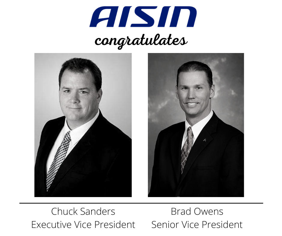 AISIN announces executive changes in North America